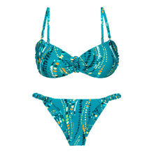 Load image into Gallery viewer, Product Front: Rio De Sol Set Set Rain Bandeau-Crispy Cheeky-Crispy