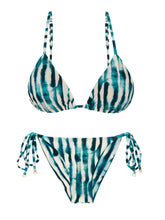 Load image into Gallery viewer, Product Front: Rio De Sol Set Set Azule Lia Cheeky-Tie