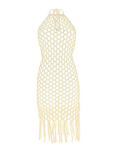 Load image into Gallery viewer, Product Front: Rio De Sol Midi Dress Offwhite Serena Dress