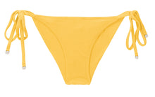 Load image into Gallery viewer, Product Front: Rio De Sol Bottom Bottom Malibu-Yellow Cheeky-Tie
