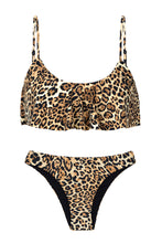 Load image into Gallery viewer, Product Front: Rio De Sol Set Leopardo Babado