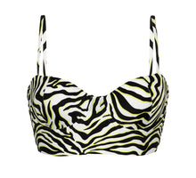 Load image into Gallery viewer, Product Front: Rio De Sol Top Top Wild-Black Balconet-Anna