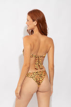 Load image into Gallery viewer, Model Back: Rio De Sol Top Top Yellow-Feline Mavi