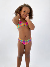 Load image into Gallery viewer, Model Front: Rio De Sol Girl's Two-Piece Tulip-Garden Kids