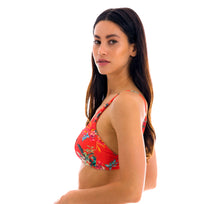 Load image into Gallery viewer, Image 08: Rio De Sol Top Top Wildflowers Bra-Sport