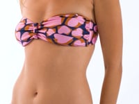 Load and play video in Gallery viewer, Video: Rio De Sol Set Set Amore-Pink Bandeau-Crispy Cheeky-Crispy