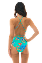 Load image into Gallery viewer, Model Back: Rio De Sol One-Piece Acqua Flora New Vegas