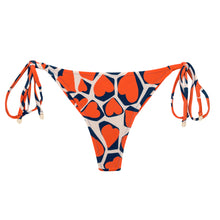 Load image into Gallery viewer, Product Front: Rio De Sol Bottom Bottom Amore-Red Cheeky-Tie