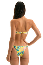 Load image into Gallery viewer, Model Back: Rio De Sol Bottom Bottom Florescer Bandeau