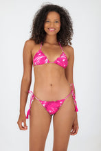 Load image into Gallery viewer, Model Front: Rio De Sol Bottom Bottom Pink-Palms Frufru