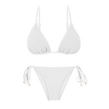 Load image into Gallery viewer, Product Front: Rio De Sol Set Set Sand-White Lia Lacinho