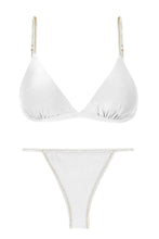Load image into Gallery viewer, Product Front: Rio De Sol Set Set Shimmer-White Tri-Fixo California