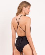 Load image into Gallery viewer, Image 06: Rio De Sol One-Piece Shimmer-Black New Vegas