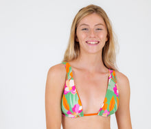 Load image into Gallery viewer, Gallery: Rio De Sol Top Top Green-Bloom Halter-Double