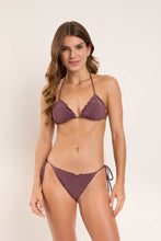 Load image into Gallery viewer, Model Front: Rio De Sol Top Top Malibu-Ebano Frufru