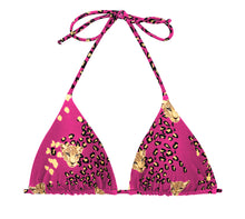 Load image into Gallery viewer, Product Front: Rio De Sol Top Top Roar-Pink Tri-Inv
