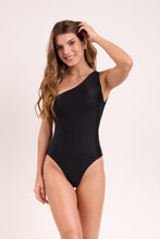 Load image into Gallery viewer, Model Front: Rio De Sol One-Piece Touch-Black Sienna