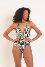 Load image into Gallery viewer, Image 02: Rio De Sol One-Piece Wild-Black New Vegas