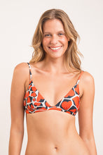 Load image into Gallery viewer, Gallery: Rio De Sol Top Top Amore-Red Tri-Fixo
