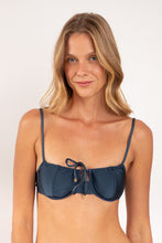 Load image into Gallery viewer, Gallery: Rio De Sol Top Top Shimmer-Shark Balconet-Tie
