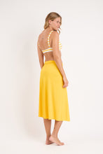 Load image into Gallery viewer, Model Back: Rio De Sol Beach Skirt Bio-Luz-Solar Long Skirt Knot

