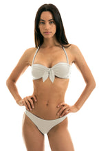 Load image into Gallery viewer, Model Front: Rio De Sol Set Perola Bandeau
