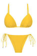 Load image into Gallery viewer, Product Front: Rio De Sol Set Set Sunflower Tri-Inv Lacinho
