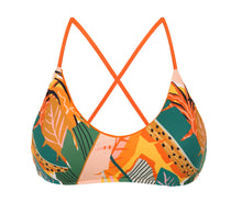 Load image into Gallery viewer, Product Front: Rio De Sol Top Top El-Arco Bralette-Orange
