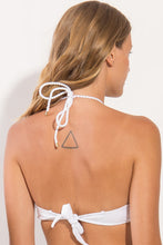 Load image into Gallery viewer, Image 08: Rio De Sol Top Top Shimmer-White Twist
