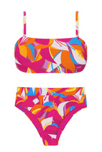 Load image into Gallery viewer, Product Front: Rio De Sol Set Set Antelope Bandeau-Reto Hotpant-Cos

