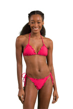 Load image into Gallery viewer, Model Front: Rio De Sol Bottom Bottom Dots-Virtual-Pink Frufru-Fio
