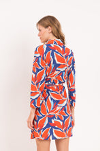 Load image into Gallery viewer, Image 10: Rio De Sol Shirtdress Leaves Chemise
