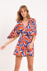 Leaves Mini Dress