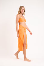 Load image into Gallery viewer, Image 02: Rio De Sol Beach Skirt Bio-Laranjada Long Skirt Knot
