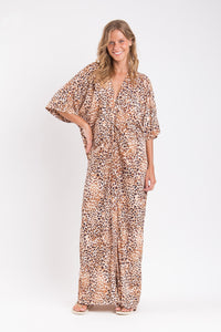 Image 07: Rio De Sol Beach Dresses Leopard Long Dress