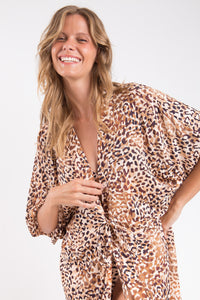 Image 09: Rio De Sol Beach Dresses Leopard Long Dress