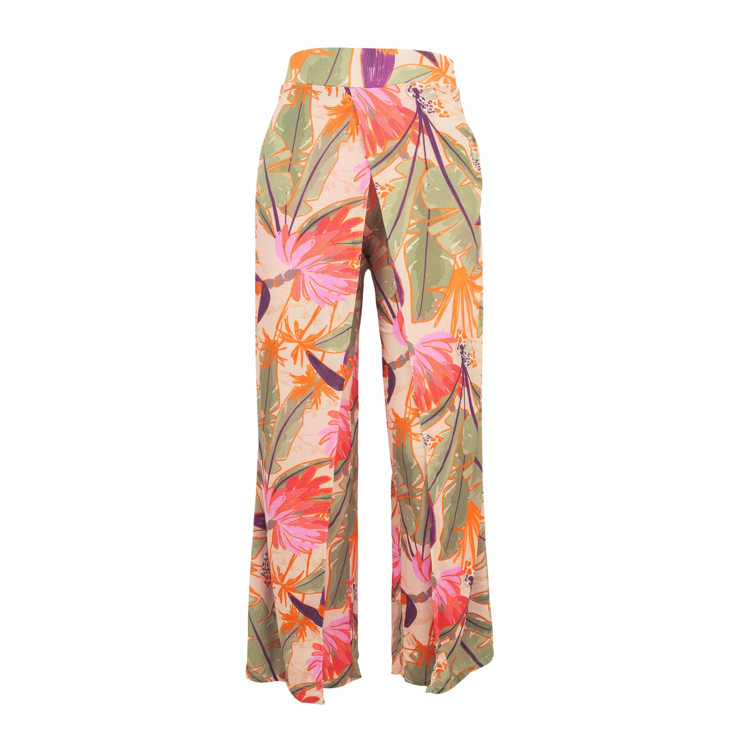 Product Front: Rio De Sol Beach Trousers Oasis Wide Pants