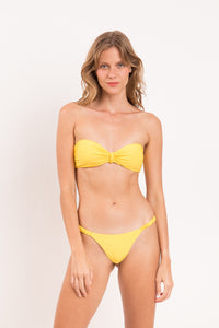 Image 09: Rio De Sol Set Set Amarelo Bandeau-Crispy Cheeky-Crispy