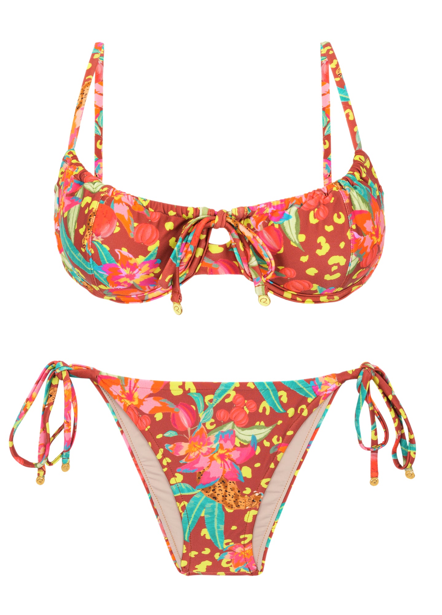Product Front: Rio De Sol Set Set Tropics Balconet-Tie Lacinho