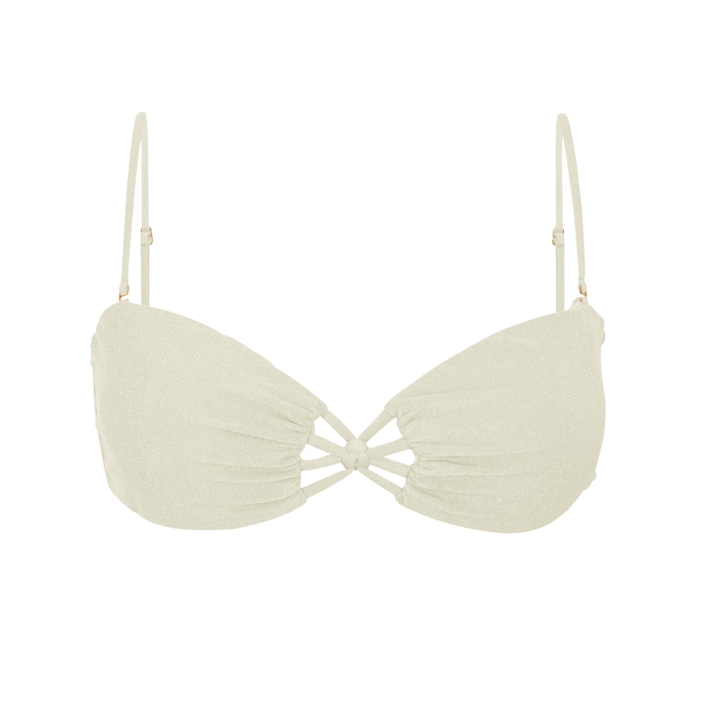 Product Front: Rio De Sol Top Top Malibu-Natural Bandeau-Iris