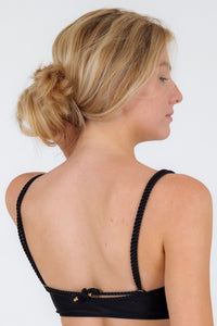 Image 06: Rio De Sol Top Top Shimmer-Black Bandeau-Reto