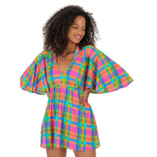 Load image into Gallery viewer, Gallery: Rio De Sol Beach Dresses Tulip-Garden Mini Dress
