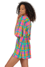 Load image into Gallery viewer, Image 04: Rio De Sol Beach Dresses Tulip-Garden Mini Dress
