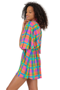 Image 04: Rio De Sol Beach Dresses Tulip-Garden Mini Dress