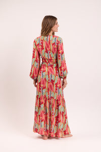 Sea-Bloom Long Dress Verona