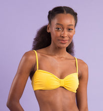 Load image into Gallery viewer, Top Malibu-Yellow Bandeau-Duo
