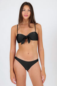 Top Shimmer-Black Bandeau-No